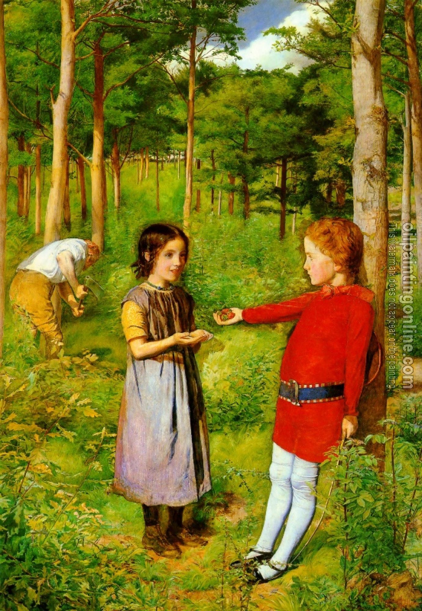 Millais, Sir John Everett - hunters daughter